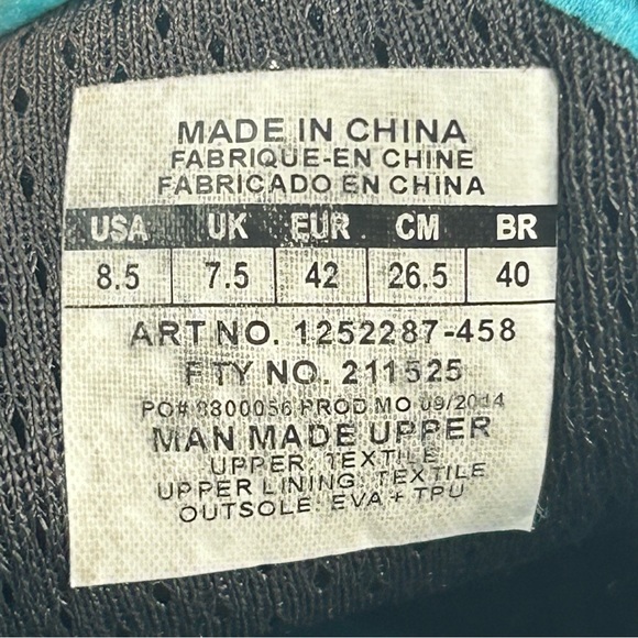 Under Armour Speed Form Apollo Vent Running Shoes 1252287 458; Men’s Size 8.5 - Picture 2 of 16